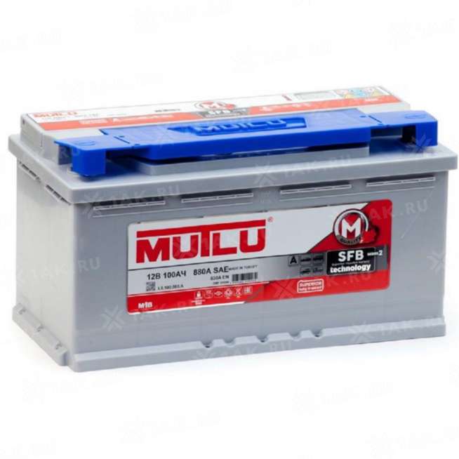 Аккумулятор MUTLU SFB (100 Ah, 12 V) Обратная, R+ L5 арт.L5.100.083.A 0