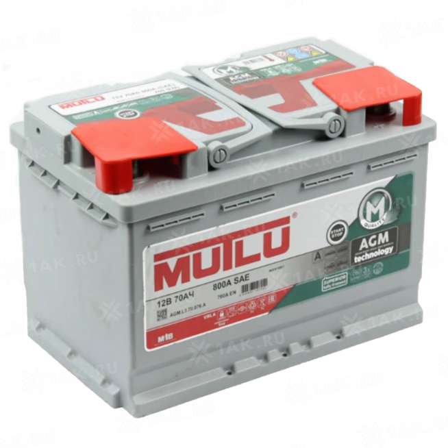 Аккумулятор MUTLU SFB (70Ач, 12 V) Прямая, L+ L3 арт.AGM.L3.70.076.A 0