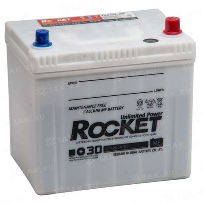 Аккумулятор ROCKET MF (65 Ah, 12 V) Обратная, R+ D23 арт.75D23R-MF 0
