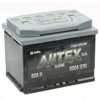 Аккумулятор AKTEX (60 Ah, 12 V) Обратная, R+ L2 арт.ATC 60-3-R