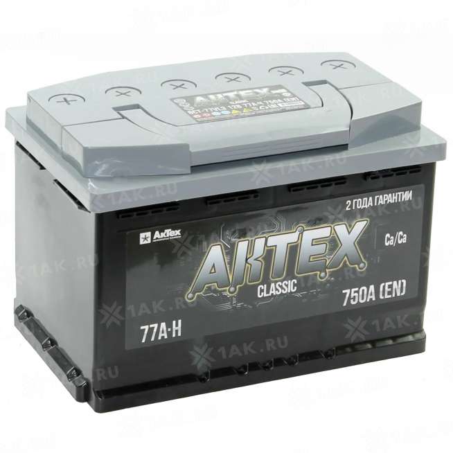 Аккумулятор AKTEX (77Ач, 12 V) Прямая, L+ L3 арт.ATC 77-3-L 0