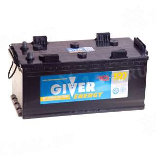 Аккумулятор GIVER ENERGY (190 Ah, 12 V) R+ D6 арт.190(N)4-ВЛШ-ЛЧ-1