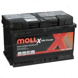 Аккумулятор MOLL X-TRA CHARGE (74 Ah, 12 V) R+ LB3 арт.