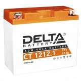 Аккумулятор DELTA (12 Ah, 12 V) Прямая, L+ YTX12-BS арт.CT 1212.1