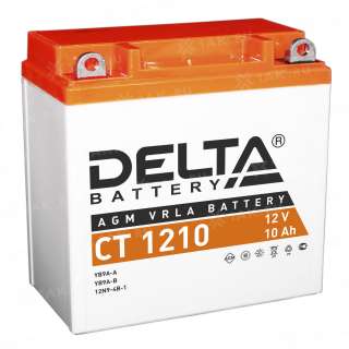 Аккумулятор DELTA (10 Ah, 12 V) Прямая, L+ YB9A-A арт.CT 1210