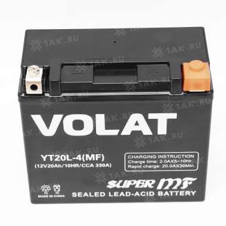 Аккумулятор VOLAT (20 Ah, 12 V) Обратная, R+ YT20L-4 арт.YT20L-4(MF)Volat 2