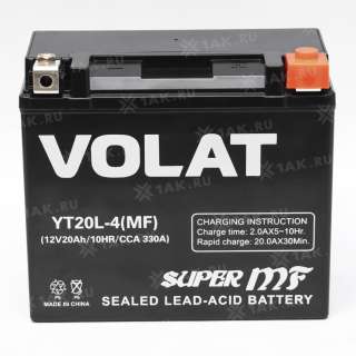 Аккумулятор VOLAT (20 Ah, 12 V) R+ YT20L-4 арт.YT20L-4 (MF)