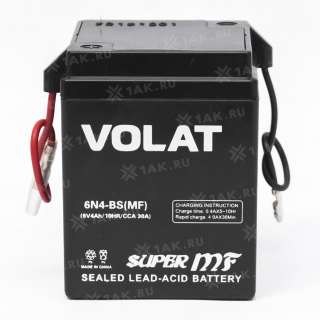 Аккумулятор VOLAT (4 Ah, 6 V) L+ 6N4-BS арт.6N4-BS (MF)
