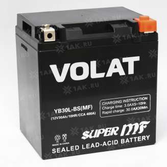 Аккумулятор VOLAT (30 Ah, 12 V) Обратная, R+ YB30L-BS арт.YB30L-BS(MF)Volat 2