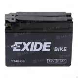 Аккумулятор EXIDE BIKE (2.3 Ah, 12 V) Прямая, L+ YT4B-BS арт.YT4B-BS