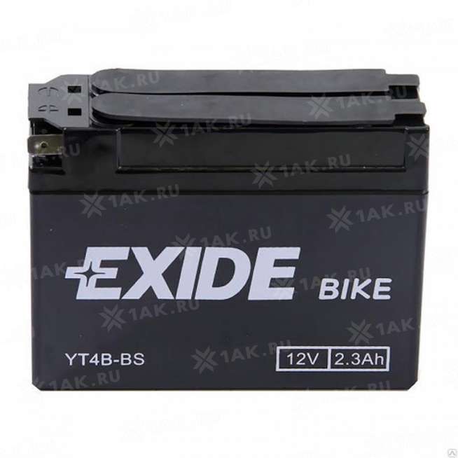 Аккумулятор EXIDE BIKE (2.3 Ah, 12 V) Прямая, L+ YT4B-BS арт.YT4B-BS 0