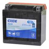 Аккумулятор EXIDE BIKE (12 Ah, 12 V) Прямая, L+ ETX14-BS