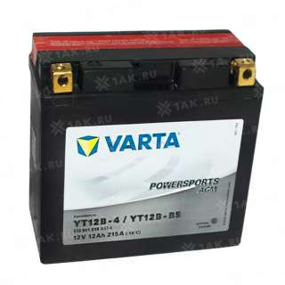 Аккумулятор VARTA Powersports AGM (12 Ah, 12 V) L+ YT12B-BS арт.512901019-549657