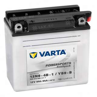 Аккумулятор VARTA Powersports (9 Ah, 12 V) L+ YTX9-BS арт.509014008-549640