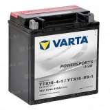 Аккумулятор VARTA Powersports AGM (14 Ah, 12 V) Прямая, L+ YTX16-BS арт.514901022-549667