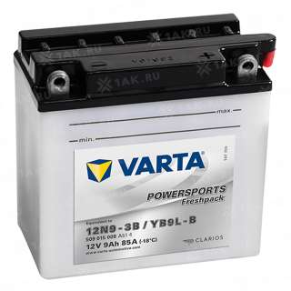 Аккумулятор VARTA Powersports (9 Ah, 12 V) L+ YTX9-BS арт.509015008-558144