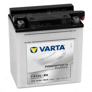 Аккумулятор VARTA Powersports (14 Ah, 12 V) Обратная, R+ YB14L-B2 арт.514013014-558156