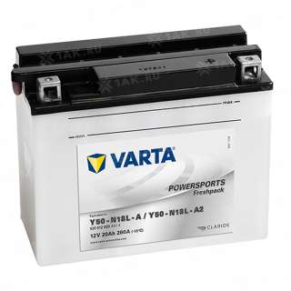 Аккумулятор VARTA Powersports (20 Ah, 12 V) Обратная, R+ SY50-N18L-AT арт.520012020-558172