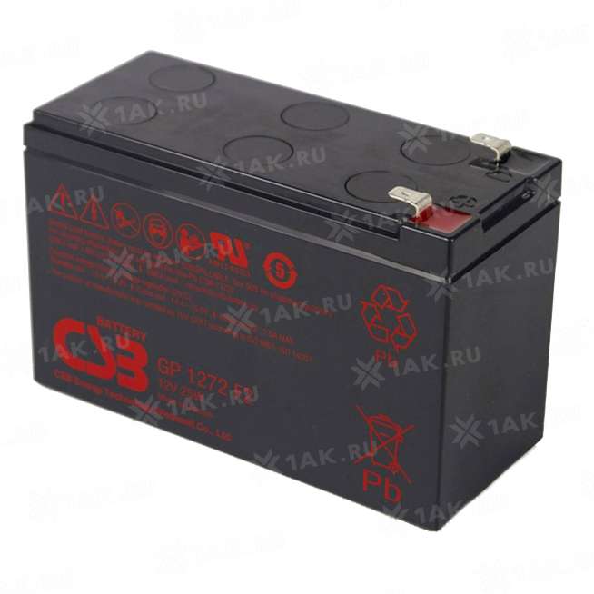 Аккумулятор CSB (7.2 Ah,12 V) AGM 151x65x94 мм 1.84 кг 1