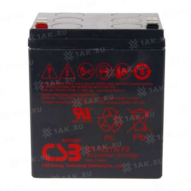Аккумулятор CSB (5 Ah,12 V) AGM 151x98x94 мм 1.8 кг 0