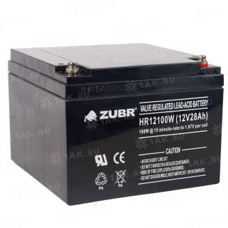 Аккумулятор ZUBR (28 Ач,12 V) AGM 166x175x125 мм 8.8 кг 8