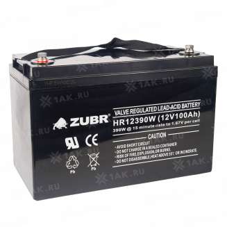 Аккумулятор ZUBR (110 Ач,12 V) AGM 330x171x214/220 мм 32.7 кг 9