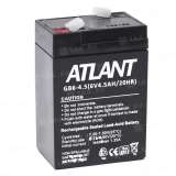 Аккумулятор ATLANT (4.5 Ah,6 V) AGM 70x47x106 мм 0.76 кг