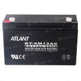 Аккумулятор ATLANT (12 Ah,6 V) AGM 151x50x94 мм