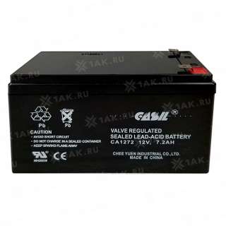 Аккумулятор CASIL (7.2 Ah,12 V) AGM 151x65x94 мм 2.23 кг
