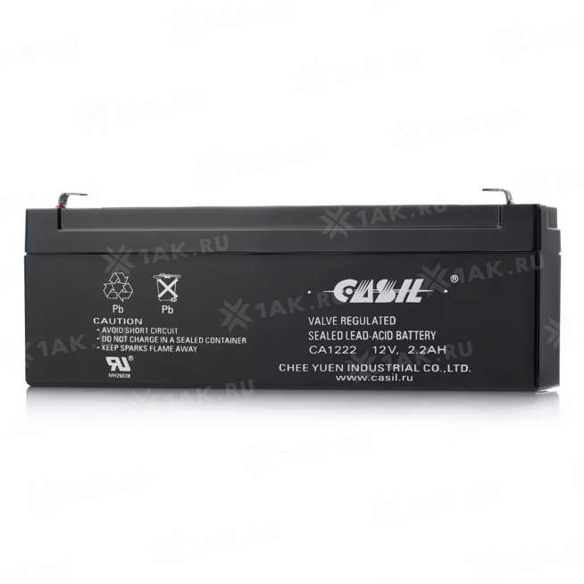 Аккумулятор CASIL (2.2 Ah,12 V) AGM 177x34x60 мм 0.95 кг 0