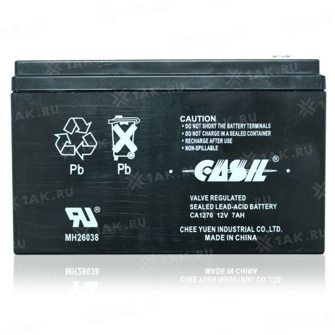 Аккумулятор CASIL (7 Ah,12 V) AGM 151x65x94 мм 2.05 кг 0