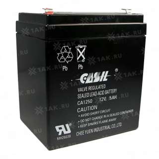 Аккумулятор CASIL (5 Ah,12 V) AGM 151x98x94 мм 1.45 кг