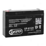 Аккумулятор KIPER (12 Ah,6 V) AGM 151x50x94 мм 1.85 кг