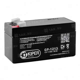 Аккумулятор KIPER (1.3 Ah,12 V) AGM 97x43x52 мм 0.57 кг