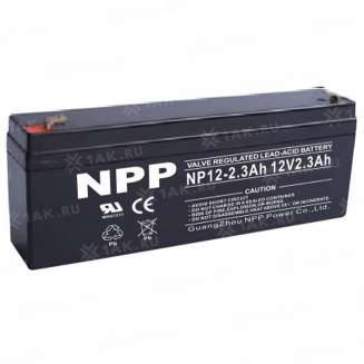 Аккумулятор NPP (2.3 Ah,12 V) AGM 178x35x61 мм 0.9 кг 0