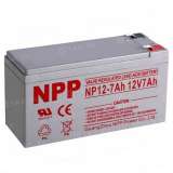 Аккумулятор NPP (7 Ah,12 V) AGM 151x65x94 мм 2.1 кг (F2)