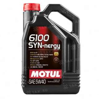 Масло моторное Motul 6100 SYN-NERGY 5W40, 5л