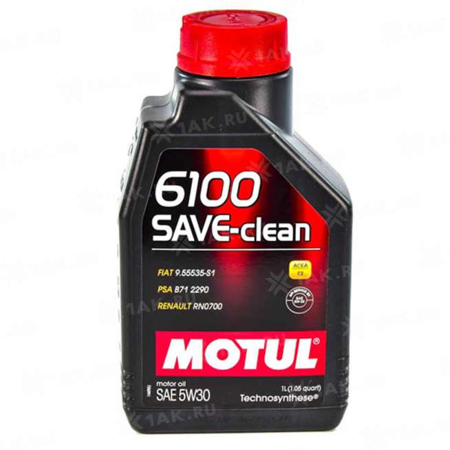 Масло моторное Motul 6100 SYN-CLEAN 5W30, 1л 0