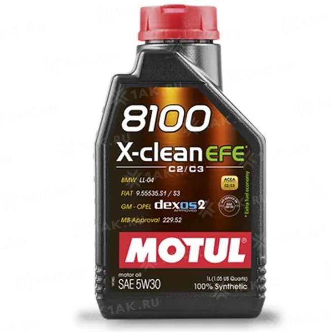 Масло моторное Motul 8100 X-CLEAN EFE 5W30, 1л 0