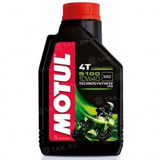 Масло моторное Motul 5100 10W-40 4T, 1л