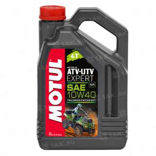 Масло моторное Motul ATV-UTV Expert 4T 10W40, 4л