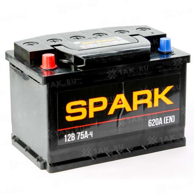 Аккумулятор SPARK (75 Ah, 12 V) Прямая, L+ L3 арт.SPA 75-З-L 0