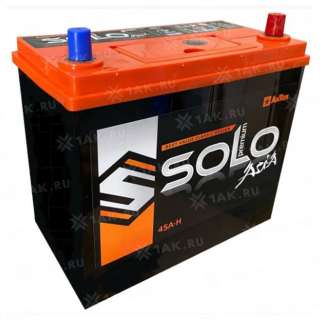 Аккумулятор SOLO PREMIUM (45 Ah, 12 V) Обратная, R+ 24L арт.SLEPA-45-З-R
