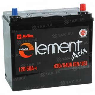 Аккумулятор SMART ELEMENT (50 Ah, 12 V) R+ B24 арт.ELEA 50-З-R
