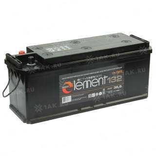 Аккумулятор SMART ELEMENT (132 Ah, 12 V) Прямая, L+ A арт.ELE 132-З-R-К
