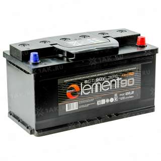 Аккумулятор SMART ELEMENT (90 Ah, 12 V) R+ L5 арт.ELE 90-3-R