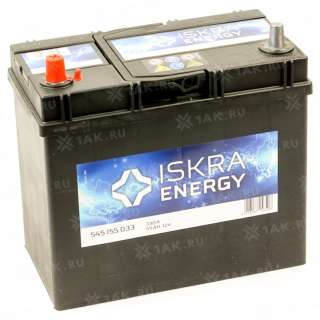 Аккумулятор ISKRA ENERGY ASIA (45 Ah, 12 V) Прямая, L+ B24 арт.IE(545157033)