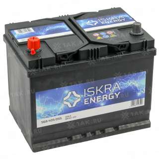 Аккумулятор ISKRA ENERGY ASIA (68 Ah, 12 V) Прямая, L+ D26 арт.IE(568405055)