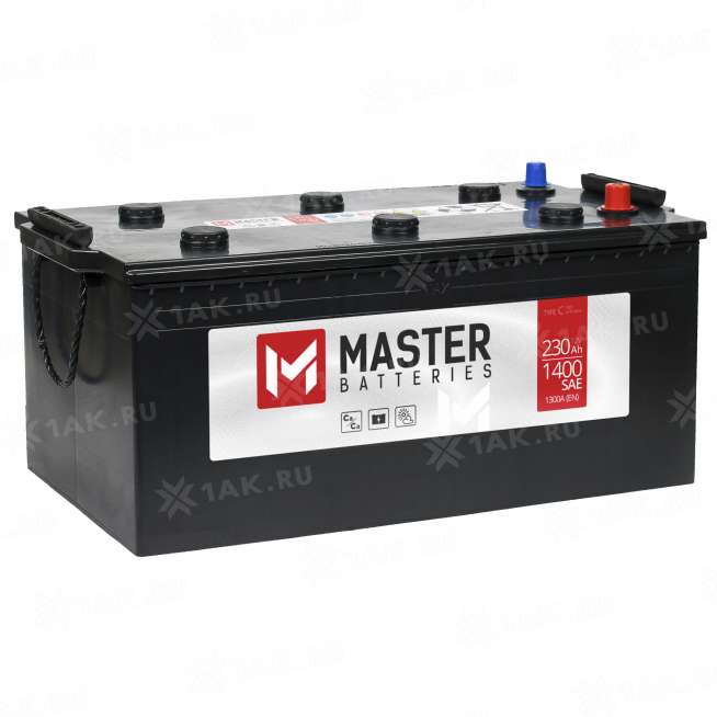 Аккумулятор MASTER BATTERIES (230 Ah, 12 V) Прямая, L+ TYPE С арт.MBT2303 0