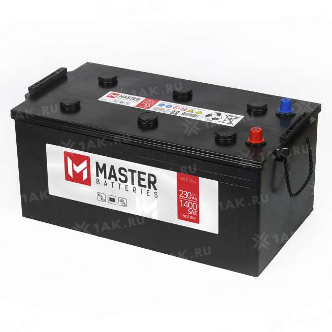 Аккумулятор MASTER BATTERIES (230 Ah, 12 V) Прямая, L+ TYPE С арт.MBT2303 2